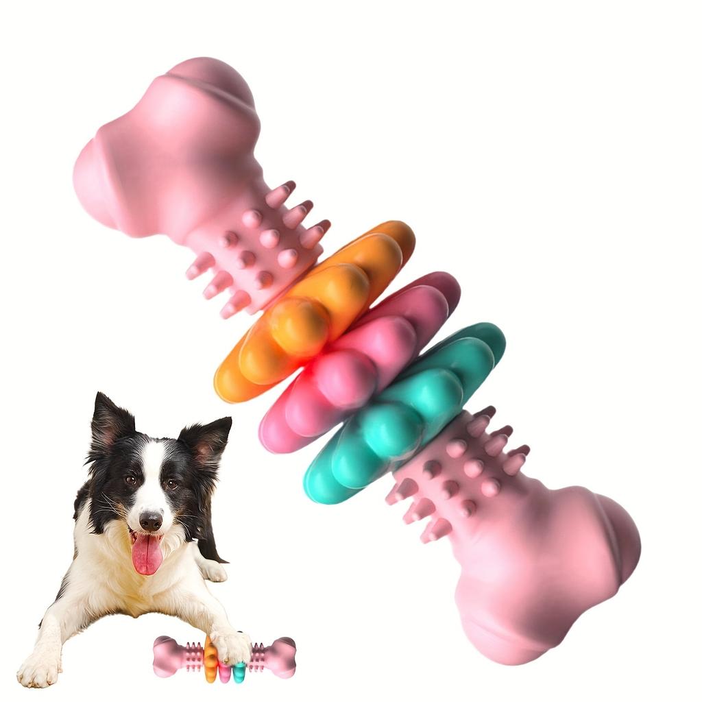 Interactive Dog Chew Toy Bone for Training and Teeth Grinding