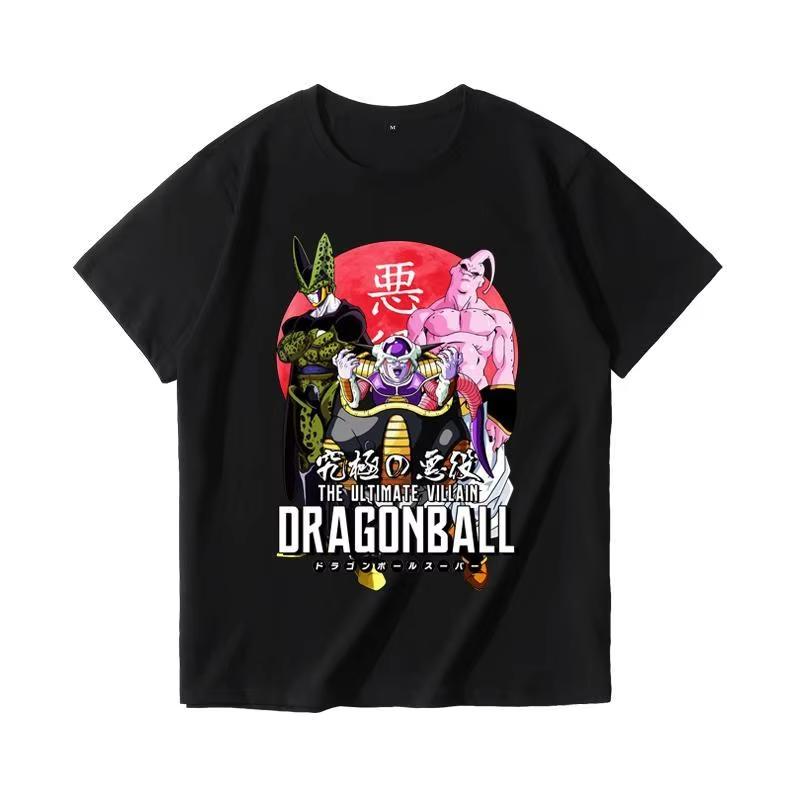 2026 Dragon Ball T-shirt Unisex's Tide Joint Magic Unisex Buo Frisa Shalu Dragon Ball Unisex's Summer Ins Short Sleeve T-Shirt Ins