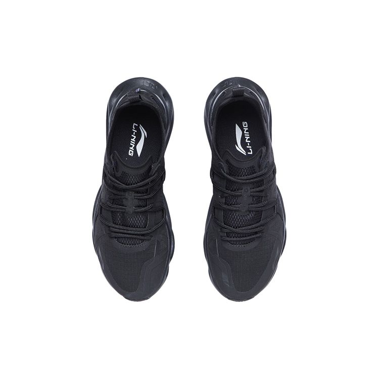 Кроссовки Li Ning Arc Comfortable Rebound Shock Absorbation, износостойкие, нескользящие, с низким верхом, женские, черные ARHQ088-10