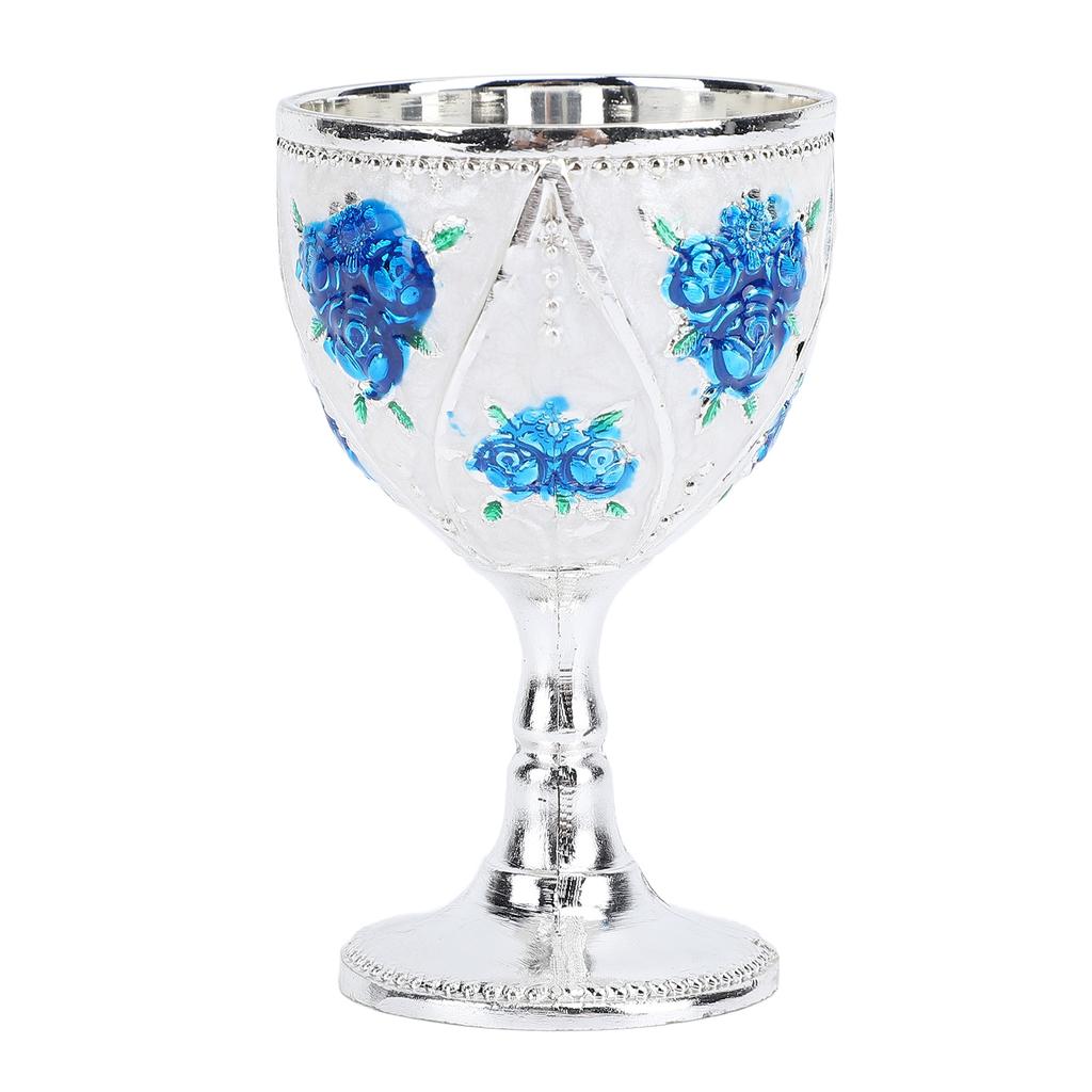 30 мл металлический бокал для вина с резной розой, тисненый кубок, украшение для домашнего бара, путешествия, свадьбы, вечеринки