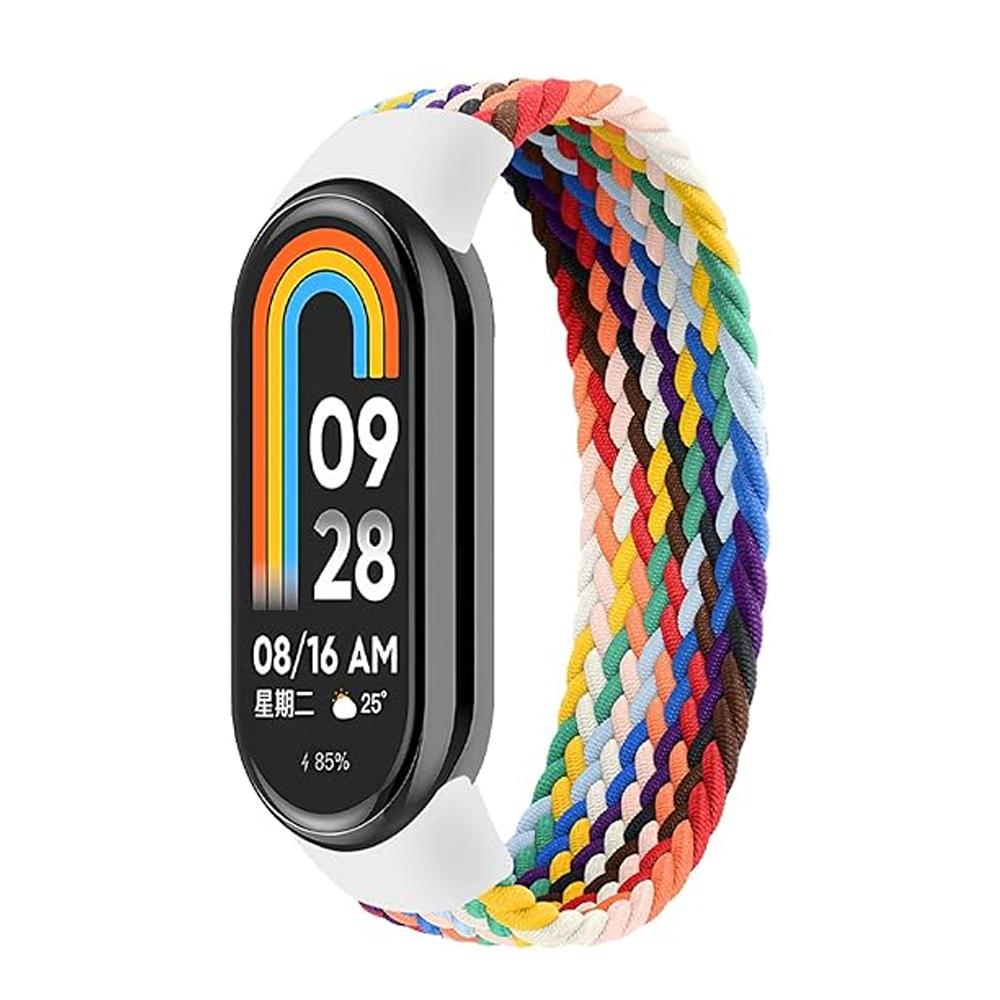 Ремешки для Xiaomi Mi Band 10 9 8 NFC miband умные часы аксессуары Запасной ремень Плетеный браслет correa mi band 10 ремешки