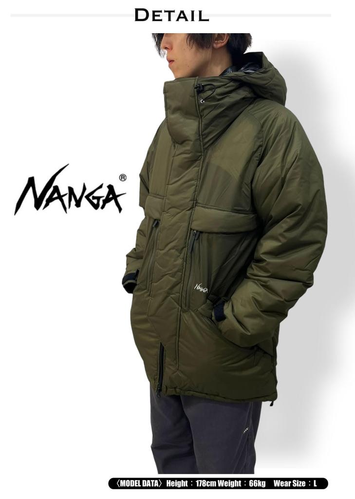 NANGA Mountain Belay Coat L BLACK