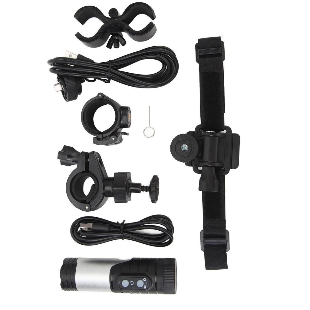 Sports DV Camera 12MP WiFi IP66 Waterproof 1600mAh Type C 120 Wide Degree Outdoor Sports Helmet Camera for Motorcycle Bike