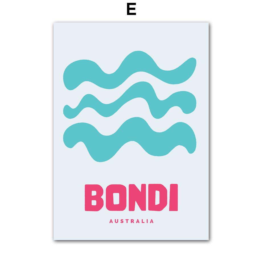 Абстрактные цветные блочные формы Персиково-ракушечный Настенное искусство Холст Живопись Скандинавские Постеры и Принты Настенные картины для декора гостиной