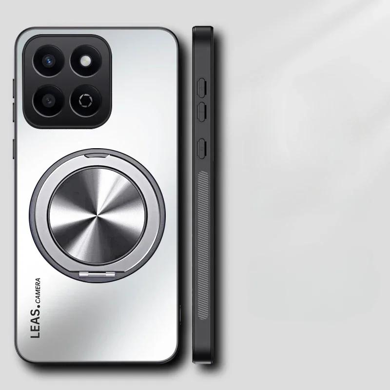 Матовый бронированный жесткий чехол для телефона для Oneplus 13T 13 T с защитой объектива, магнитным кольцом-держателем, задняя крышка для Oneplus 12R 11R ACE 5 Pro