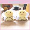 Bee Mini Plush Toy Keychain Pp Cotton Stuffed Animal Girls Accessory Decor Room