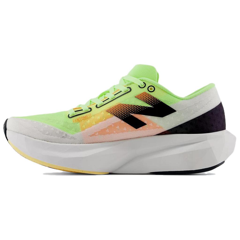 New Balance FuelCell Rebel V4 White Bleached Lime Glo Men Sneakers Bleached-Lime-Glow Hot-Mango MFCXLL4