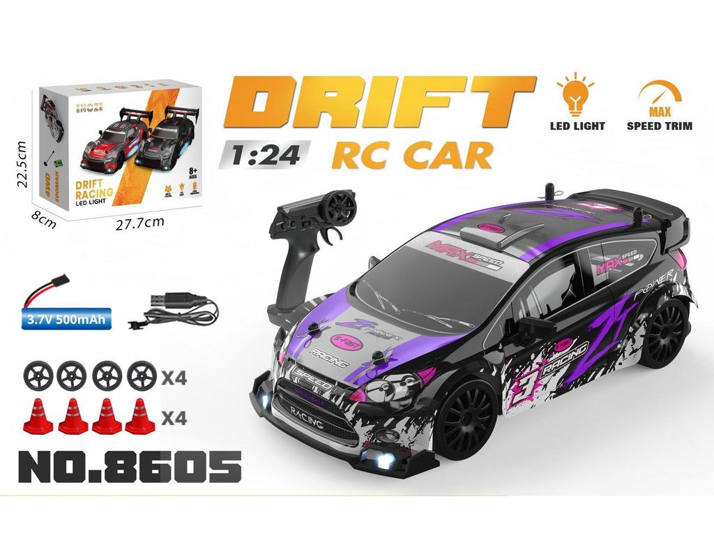 1:24 Полноприводная Дрифт Радиоуправляемая Гоночная Машина AE86GTR - Прочная Модель Игрушка