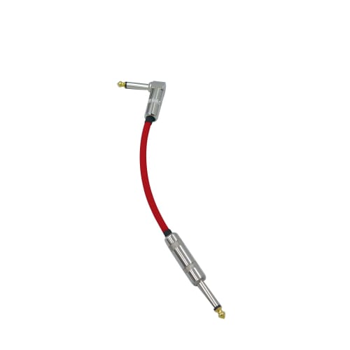 KM sound CANARE GS-6 Красный патч-кабель с разъемом L-S, Сделано в Японии (ДЛ 15см)