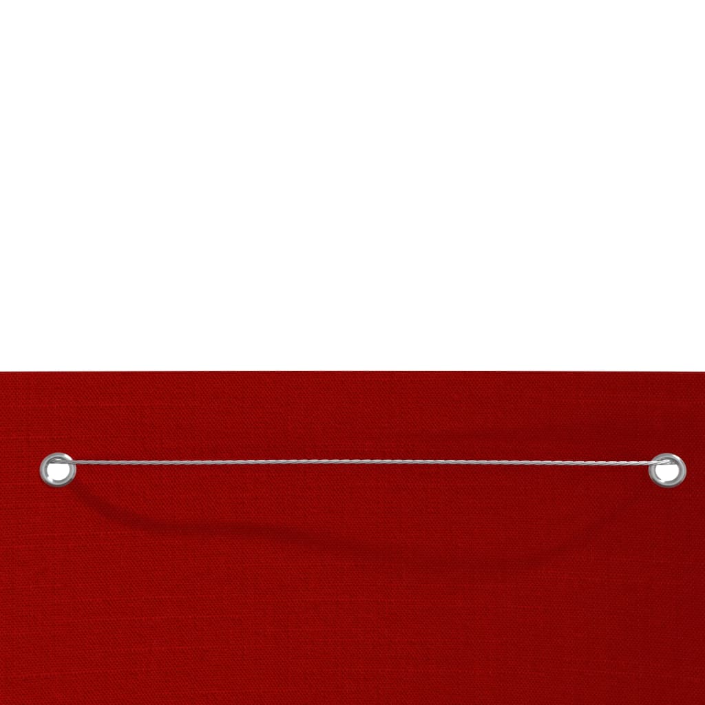 Balcony Privacy Screen Red 120 x 240 cm Oxford Fabric