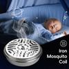 Портативный держатель для спирали от комаров из нержавеющей стали с крышкой, огнестойкий, нержавеющий, многоразовый, противомоскитный репеллент, подставка для спирали от комаров для дома, кемпинга и отдыха на природе