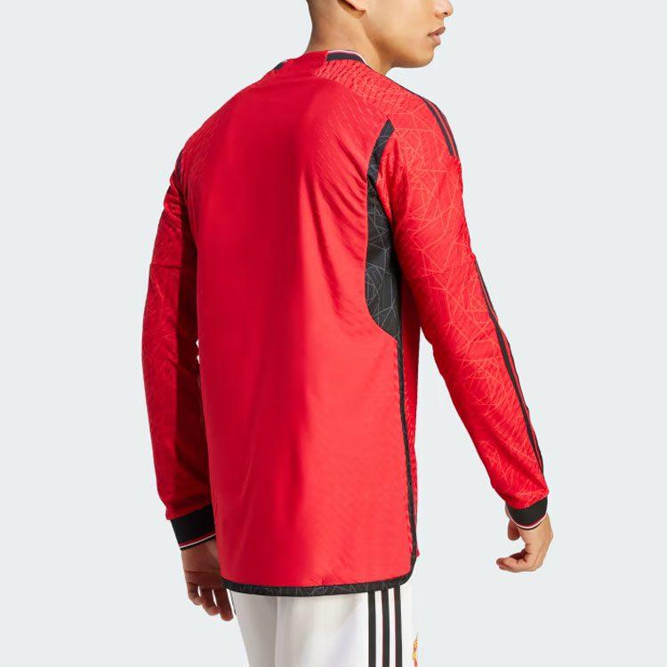 adidas Манчестер Юнайтед 23/24 Аутентичная домашняя футболка с длинным рукавом IP1728