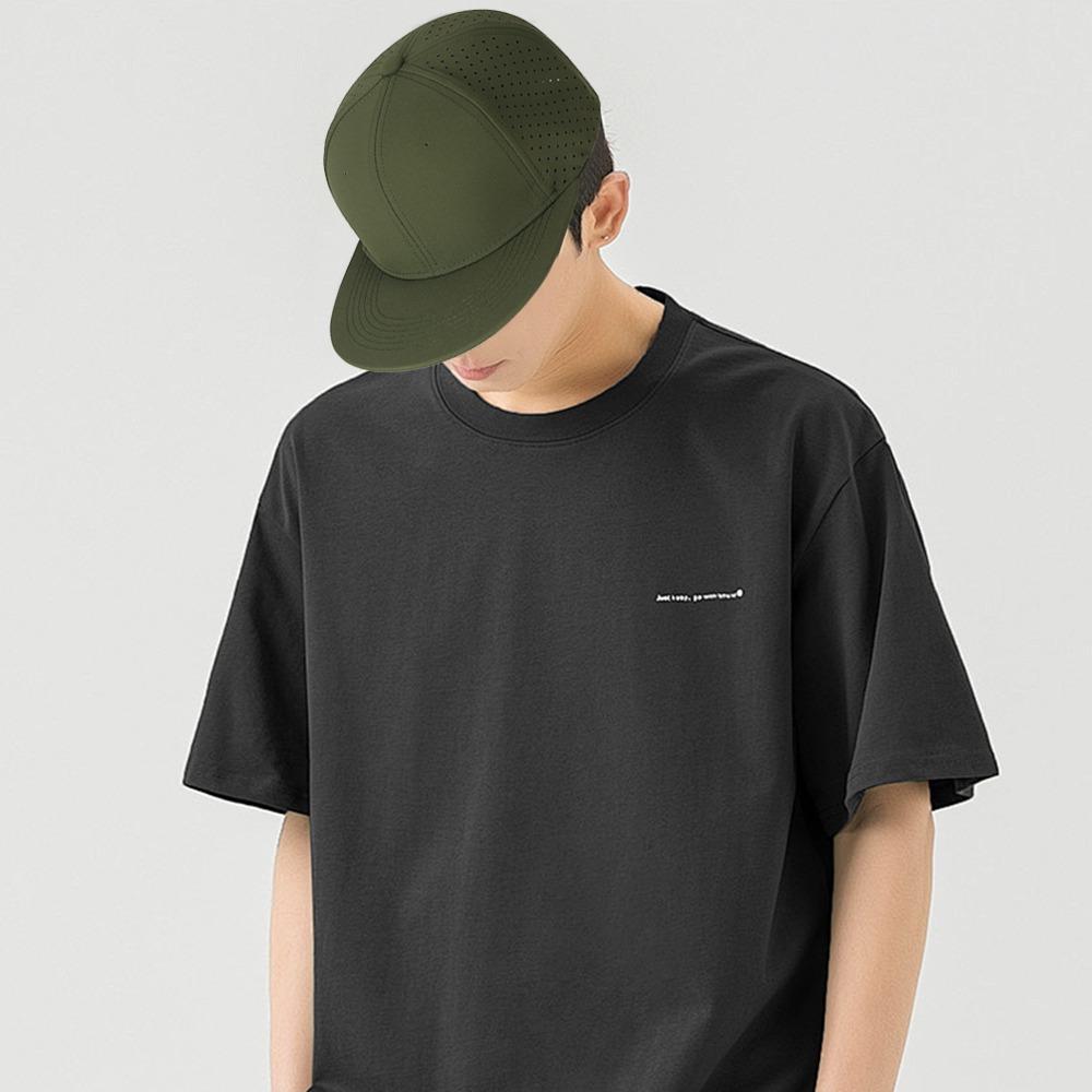 Высококачественная полностью закрытая мужская бейсбольная кепка весна-лето повседневная однотонная кепка дальнобойщика с 6 панелями дышащая плоская эластичная кепка