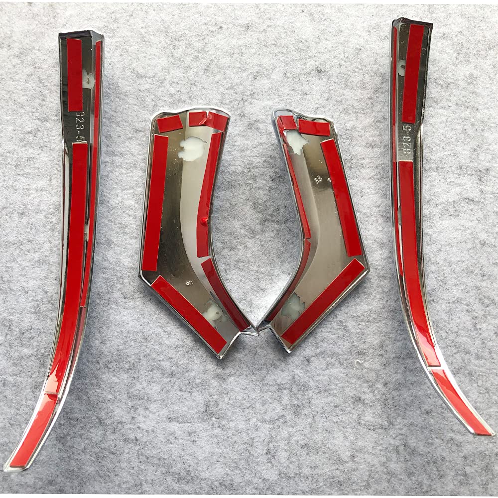 ZIAN Side Mirror Garnish Underline Cover Chrome Plated for Toyota (Silver) Alphard/Vellfire (30 Series)