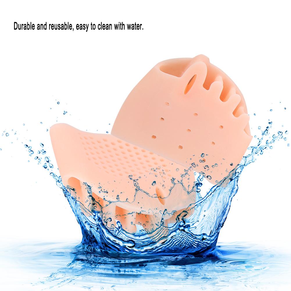 Силиконовый выпрямитель косточки на ноге Корректор Hallux Vaus Уход за пальцами ног или стопами Облегчение боли Белый
