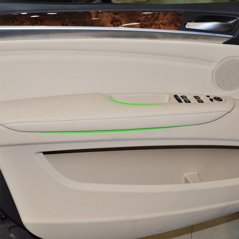 LHD автомобильные аксессуары, кожаный дверной подлокотник из микрофибры, панель, наклейка, отделка для BMW X5 E70 2007 2008 2009 2010 2011 2012