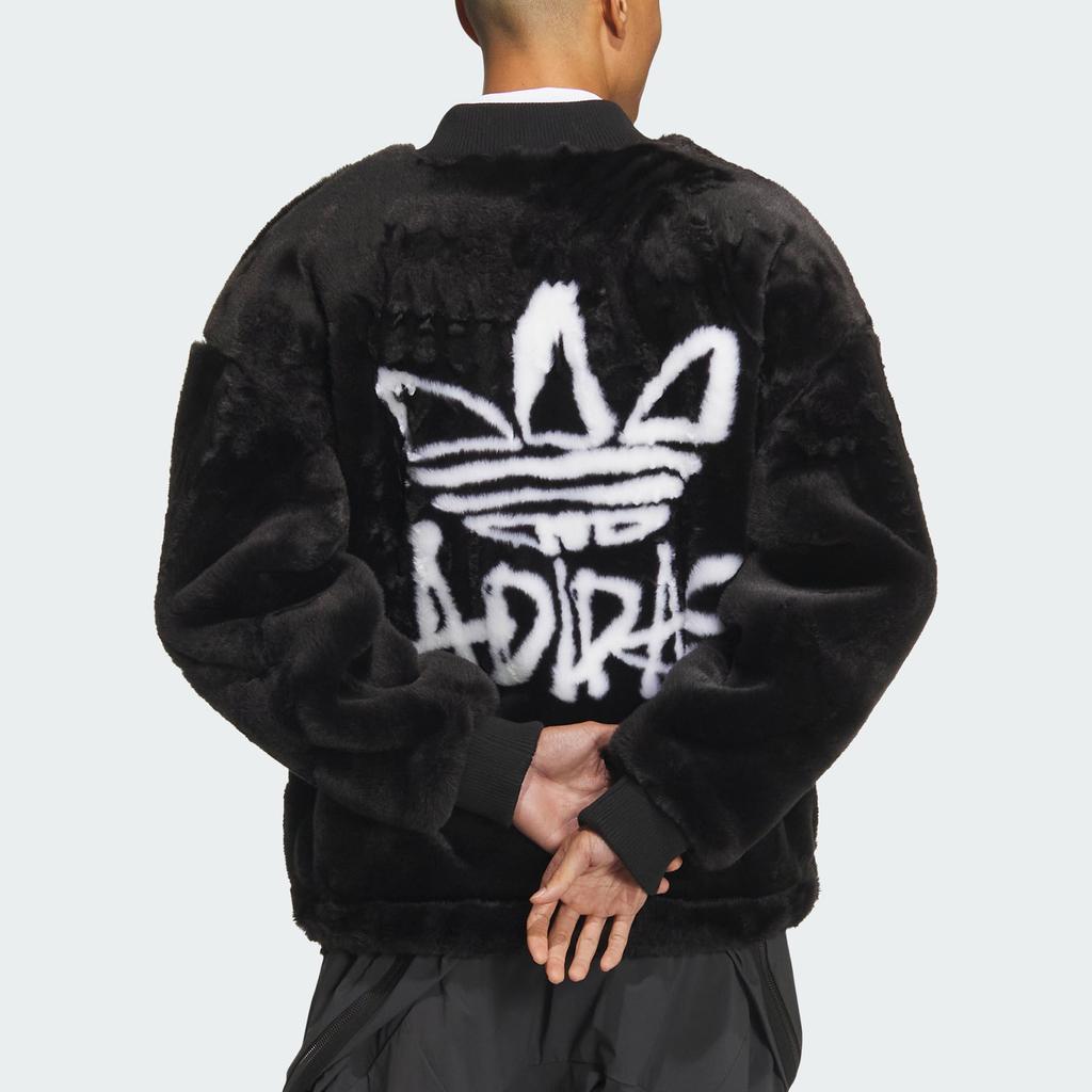 Adidas Куртка Originals Fur FW24 с длинным рукавом на молнии спортивная куртка унисекс куртка черная JD3776