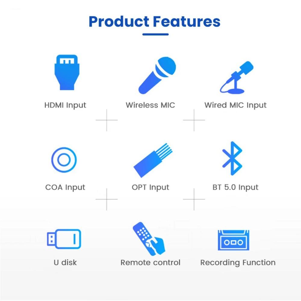 120 Вт HIFI Bluetooth усилитель стерео усилитель декодирования без потерь ЦАП HDMI ARC USB оптический коаксиальный беспроводной усилитель караоке
