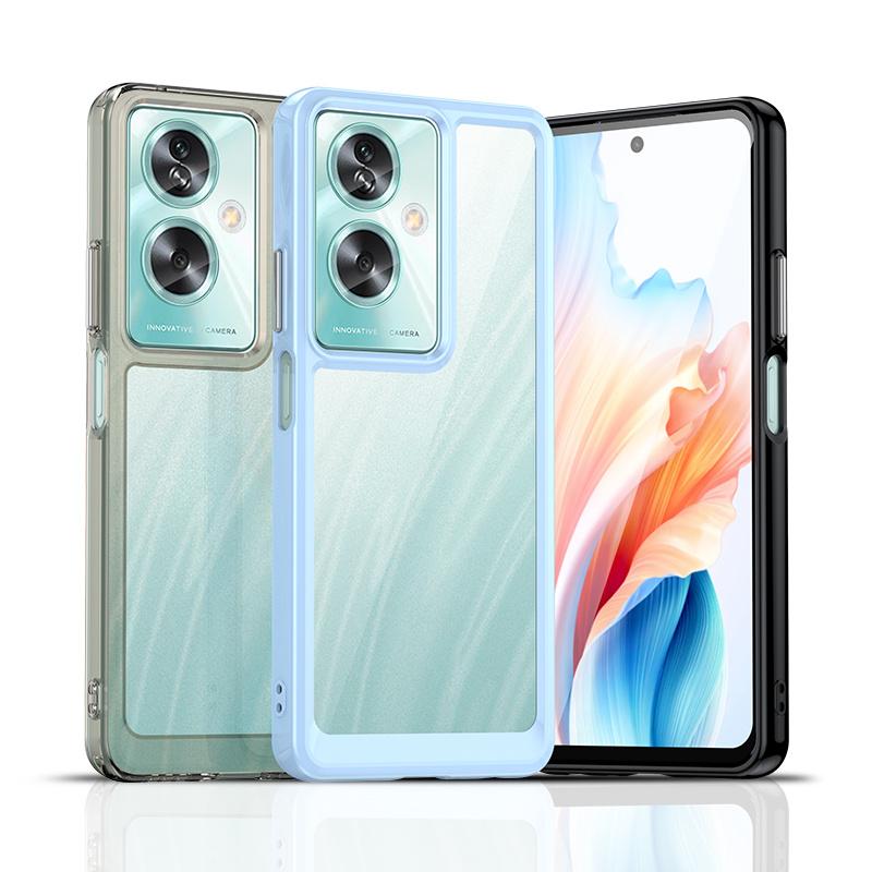 Прозрачный противоударный чехол TPU для OPPO A79 5G A98 A78 A58 A77 A77S A57 A57S Защитный чехол с полной защитой