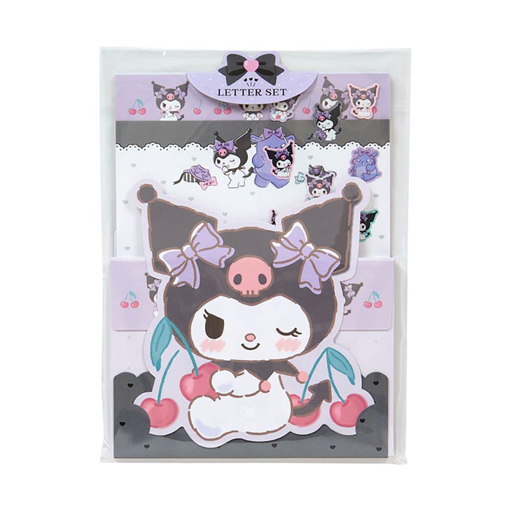 Набор писем в форме персонажа Sanrio Kuromi Упаковка Примерно 16 см в ширину 0,8 в глубину 22 в высоту 493937
