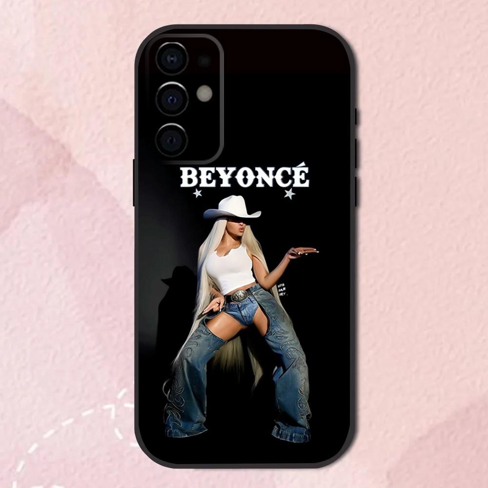 B-Beyonce COWBOY CARTER Phone Case For Samsung S24,S21,S22,S23,S30,Ultra,S20,Plus,Fe,Lite,Note,10,9,5G Black Soft Cover