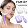 Ice Roller for Face And Eye Silicone Ice Cube Mold Reusable Ice Face Roller for Skin Care Facial Massager Tools