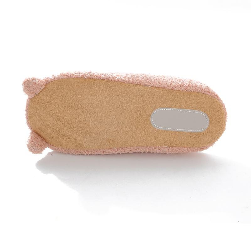 Милые маленькие ушки, мягкие хлопковые тапочки, замшевые нескользящие хлопковые тапочки, домашние хлопковые тапочки