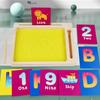 Sand Tray  Letter Formation Sand Writing Tray with Pen Educational Toy for Kids Writing Letters and Number
