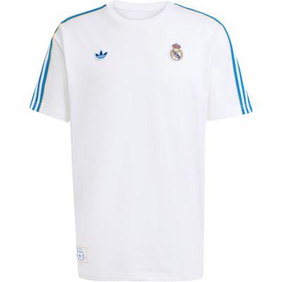 Оригинальные футболки Real Madrid Terrace Icons Футбольная футболка из мягкого трикотажа свободного кроя с коротким рукавом Мужские топы JN3064