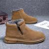 Cotton shoes men's new winter thickened velvet non-slip Northeast cotton shoes Snow boots Warm bread shoes