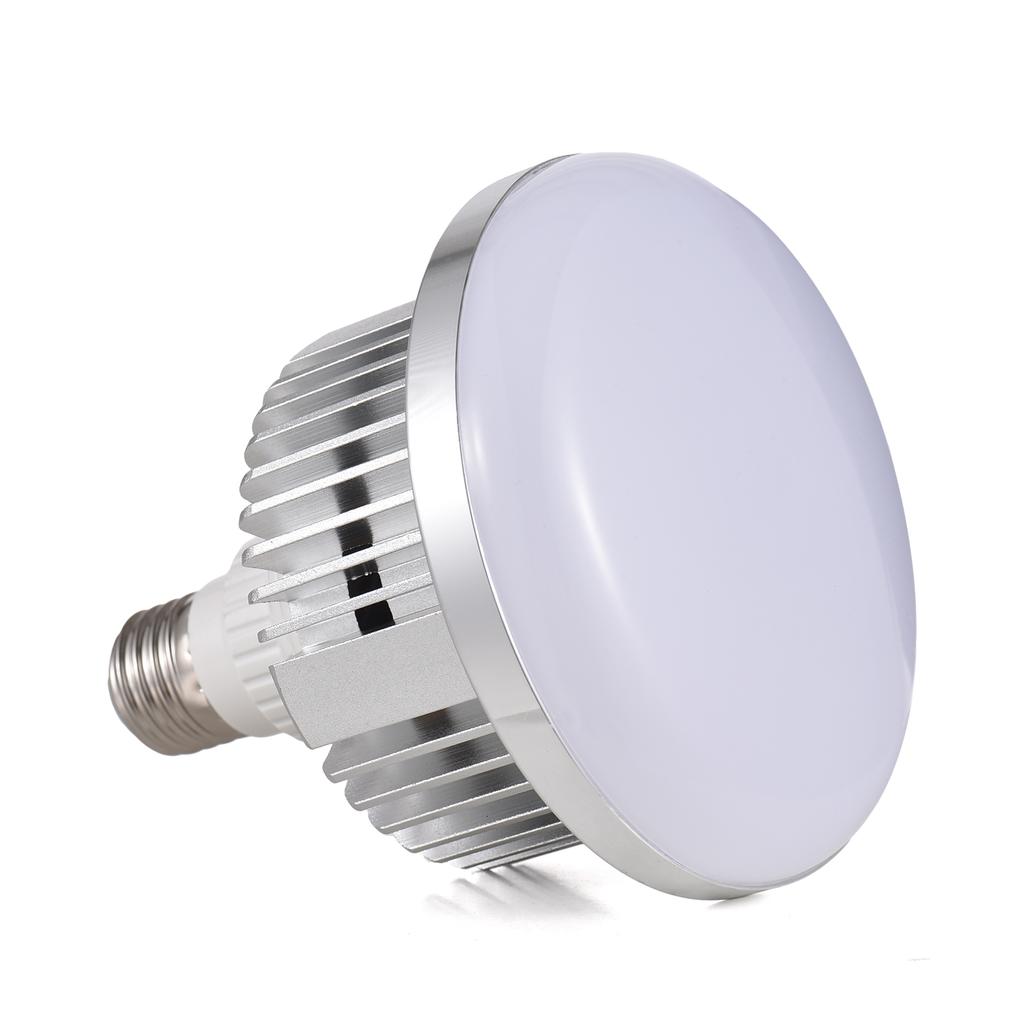 2pcs 85W LED Light Bulb 3200K-5500K Photography Lamp Bulb Energy-saving Adjustable Brightness E27