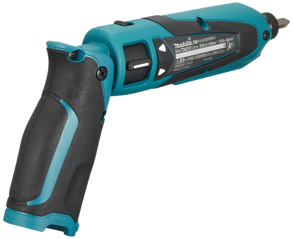 Ударный гайковерт Makita TD021 с крутящим моментом 22 Нм, зарядное устройство для аккумулятора продается отдельно, TD021DZ, ручка-тип (7,2 В)