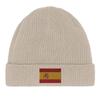 Bonnet Drapeau Espagne En Beige