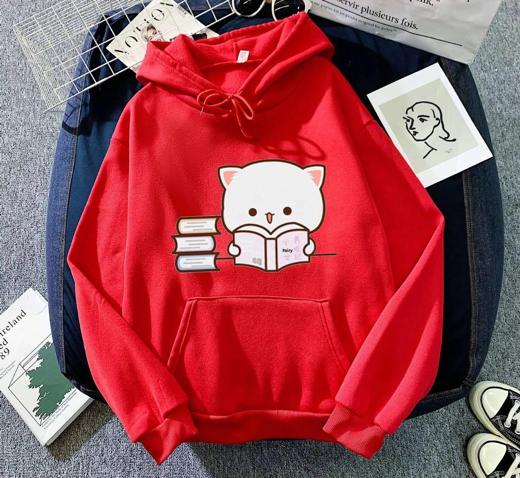 Новая горячая распродажа сезона Свободная толстовка Парные топы Мужские Женские Осень Зима Утепленная Теплая С принтом С длинным рукавом Длинная толстовка Свитшот