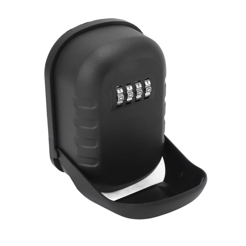Anti-Dust Key Lock Box Black Security Lock Box Security Combination Lock Box Garage