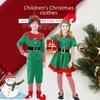 Parent-Child Christmas Elf Costumes for Men, Women, and Kids - Green Cosplay Outfits