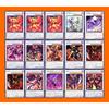 Yu-Gi-Oh! Red Demons Dragon Deck, Earthbound God Scarred Nova, Crimson King Flame Crime, Earthbound Prisoner Stone Sweeper Crimson Hellgaia, 5DS