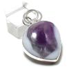 Natural Super Amethyst 23 Gemstone 925 Sterling Silver Pendant 1.77" L6q01
