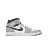 Air 1 Mid Light Smoke Grey Мужские кроссовки Антрацитовый Белый 554724-078