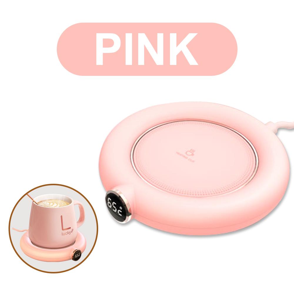 USB-подогреватель кружек для кофе, чая, молока, воды, напитков, 3-х скоростной светодиодный дисплей, электрическая грелка для напитков для домашнего офиса, использования на рабочем столе