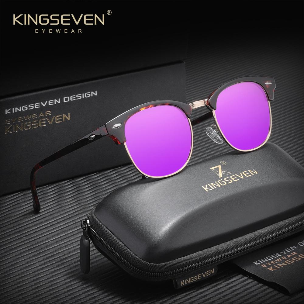 KINGSEVEN Роскошные Повседневные Солнцезащитные Очки Большой Рамки Женские Солнцезащитные Модные Поляризационные UV400 Очки Для Улицы Вождения Сплавные Очки