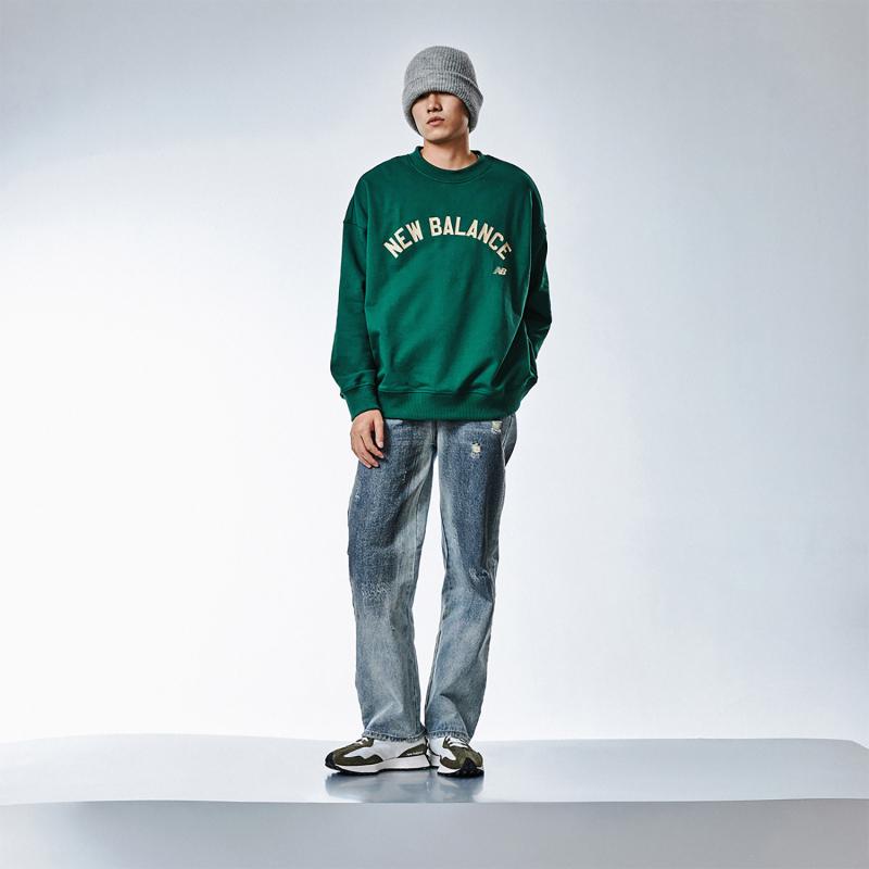 New Balance 327 Хаки Белые Кроссовки U327LE