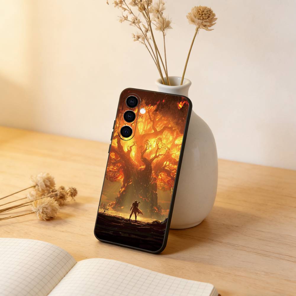 Game Warcraft Phone Case For Samsung Galaxy A73,A72,A71,A70,A53,A52,A51,Others Soft Black Cover