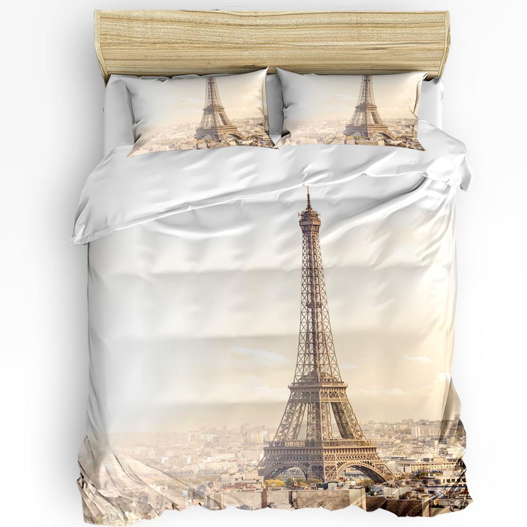 3pcs Bedding Set Grey New York City Landscape Home Textile Duvet Cover Pillow Case Boy Kid Teen Girl Bedding Covers Set