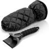 Ice Scraper,Windshield Scraper,Ice Scraper with Glove,Car Window Scraper(Black)