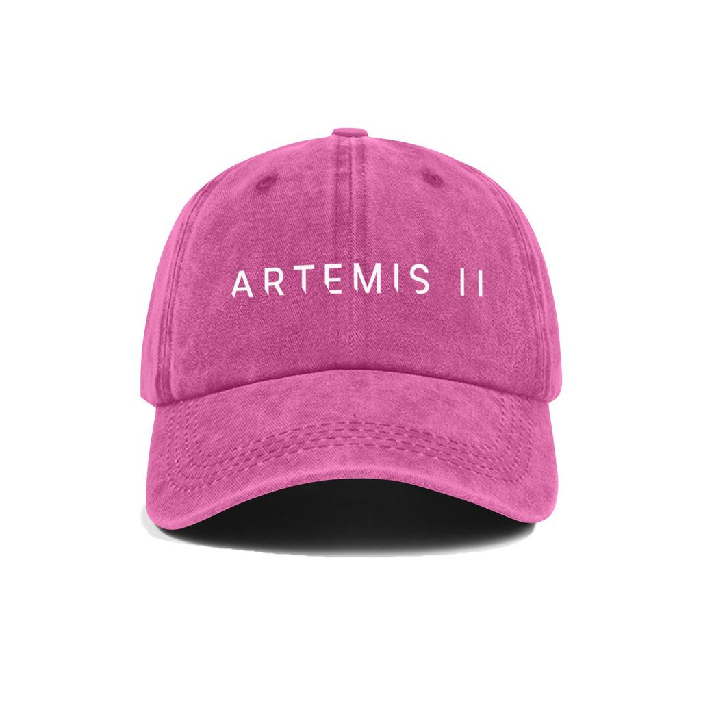 Повседневная Унисекс Регулируемая Бейсболка с Вышитым Дизайном Artemis II Прочная Хлопковая Твил Ткань Структурированный Козырек Низкий Профиль