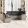 VidaXL Garden Lounge Set with Cushions 5 Pcs, Patio Sofas, Patio Furniture Set, Outdoor Furniture, Grey 3218962
