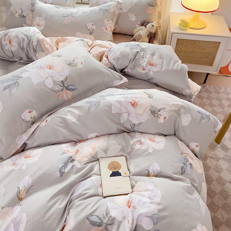 100% Cotton Bedding Set Duvet Cover Set 1 Quilt Cover 2 Pillowcases No Sheet- Ultra Soft Breathable Hypoallergenic