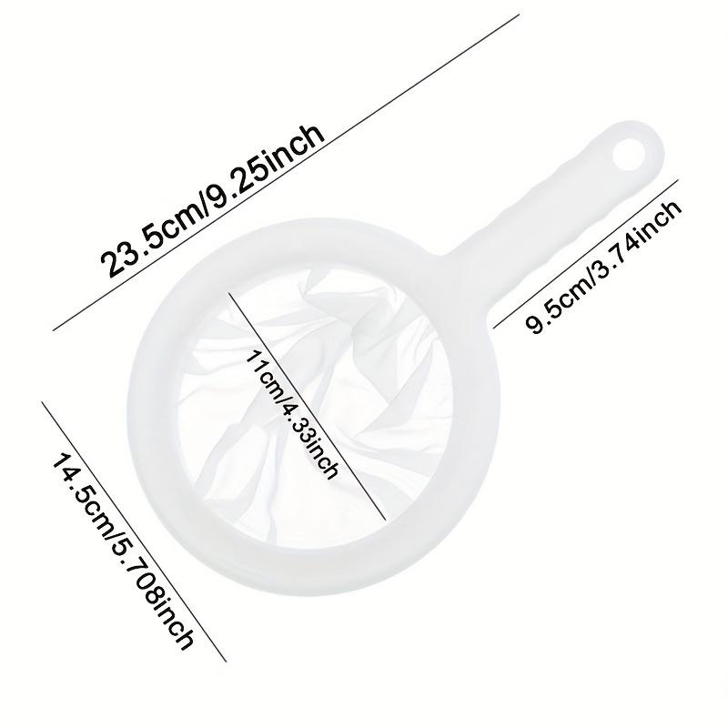 2pcs, Strainer, Mesh Strainers, 100 Mesh Strainers For Kitchen, Juice Flour Filter, Strainer For Tea Juice Flour Soy Milk, Kitchen Utensils