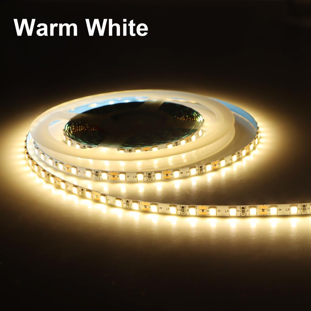 Яркая светодиодная лента для шкафа, 12 В, 2835, двухслойная медь, 5 мм, лента для печатной платы, провод DuPont, кабельный порт, лампа для полок шкафа «сделай сам», лампа